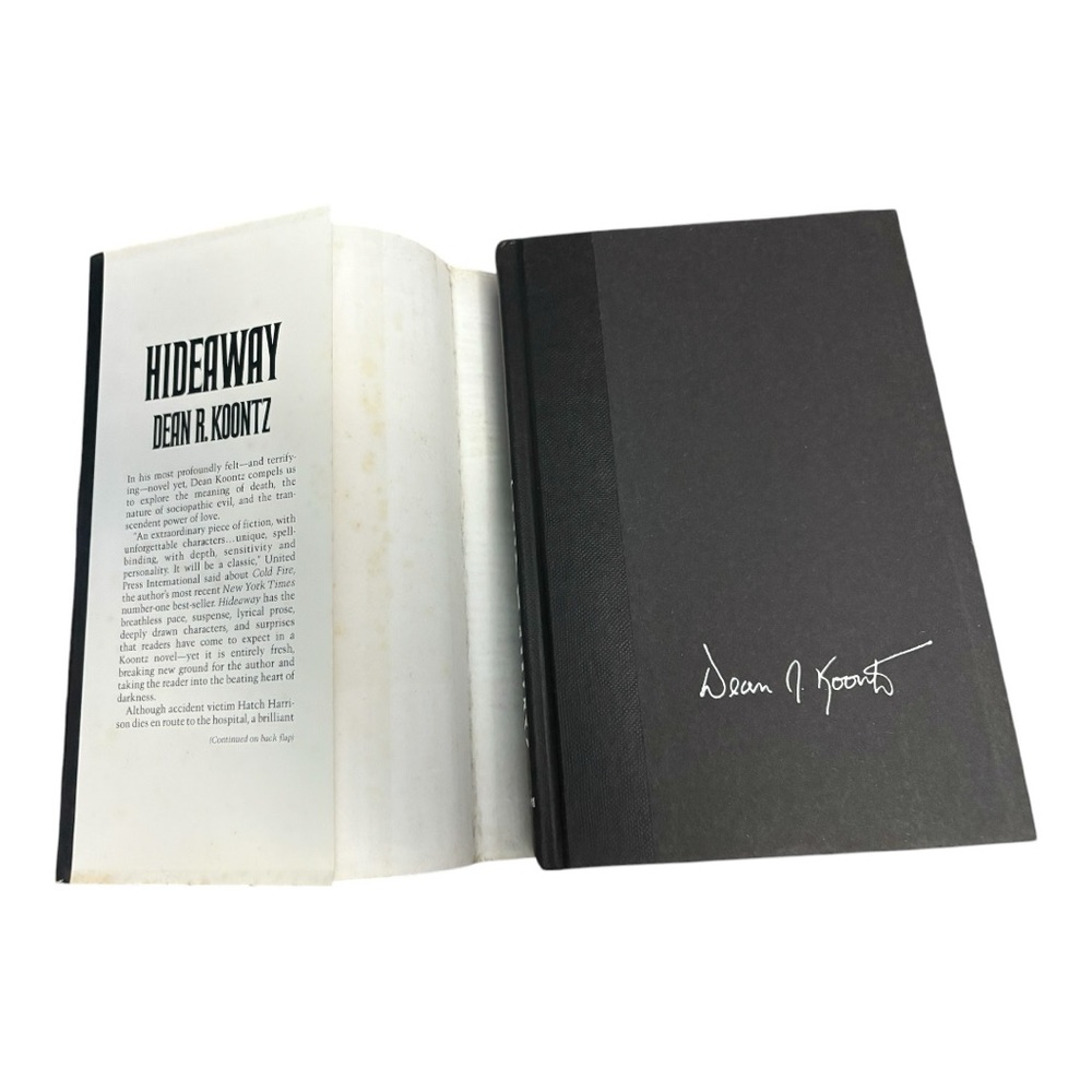 Dean R. Koontz 'Hideaway' Hardcover Book - Picture 3 of 7